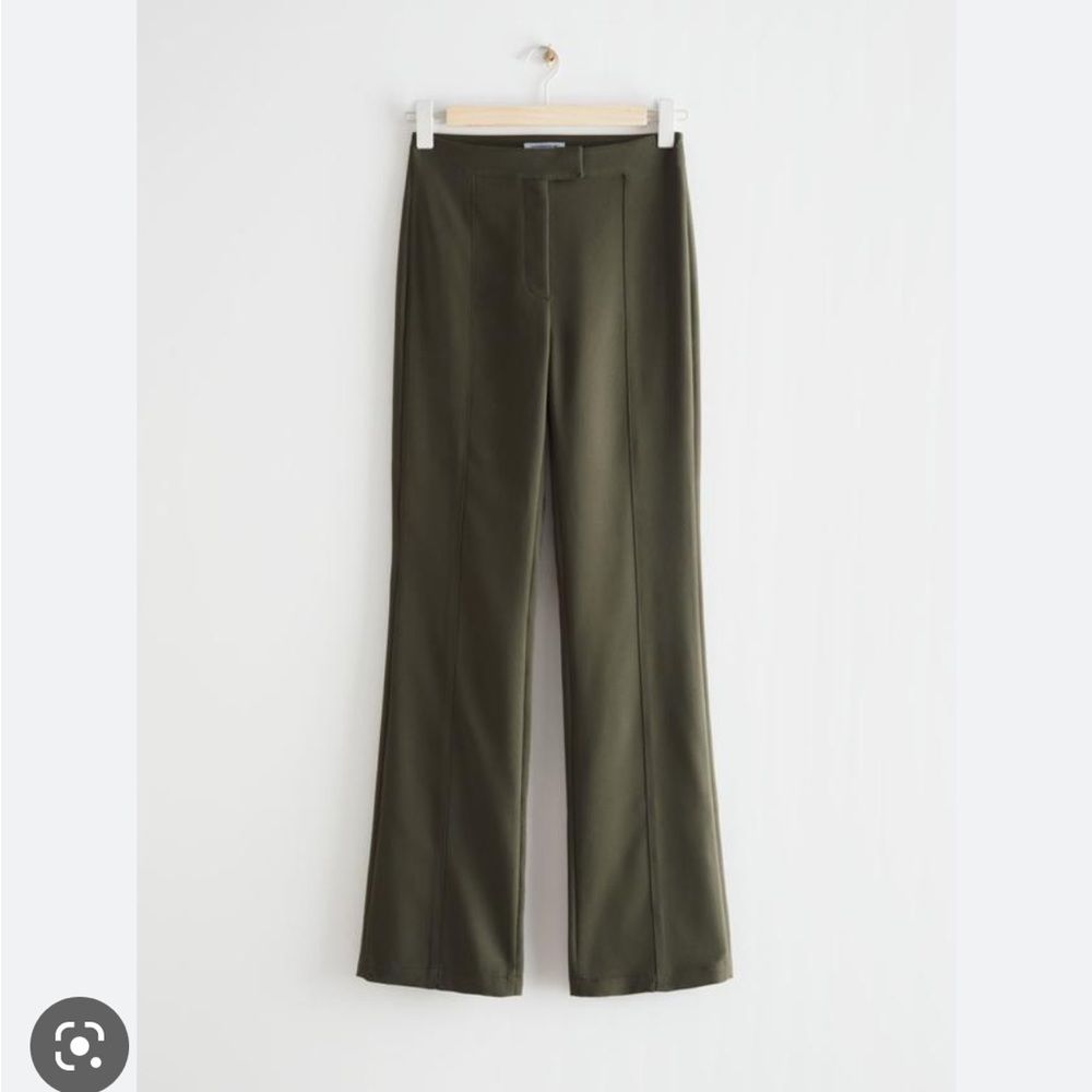 NWT & other stories soft flare trousers khaki